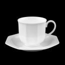 Astoria Weiss Kaffeetasse + Untertasse Neuware