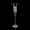Romanze Strohglas Kerzenständer 18 cm