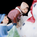 Christmas Toys Kinder bauen Schneemann im V&B-Geschenkkarton