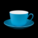 Wonderful World Kaffeetasse + Untertasse Blue